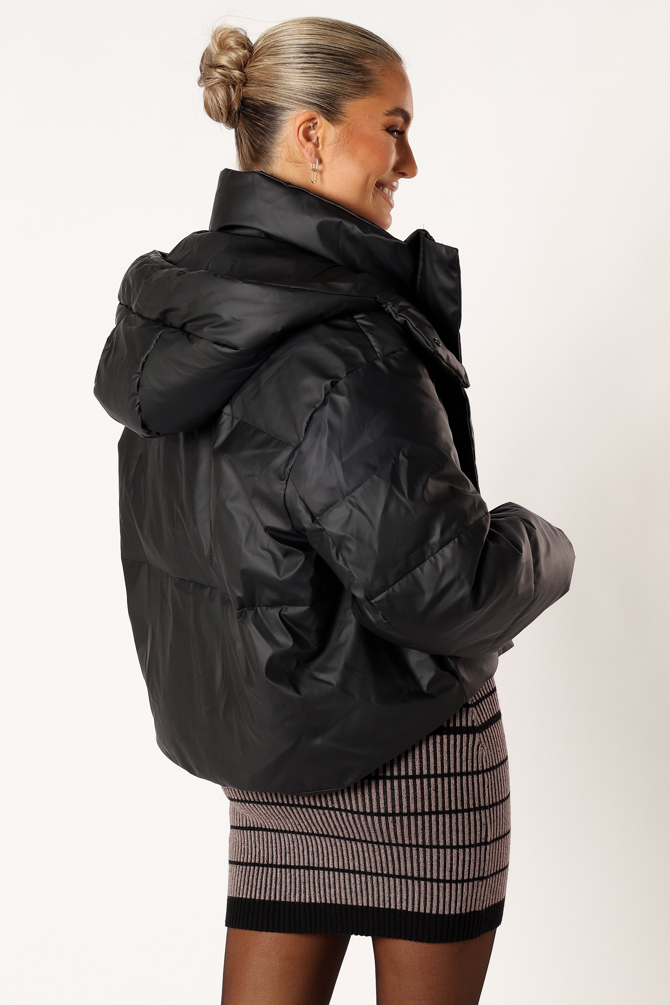 Tania Puffer Jacket - Black