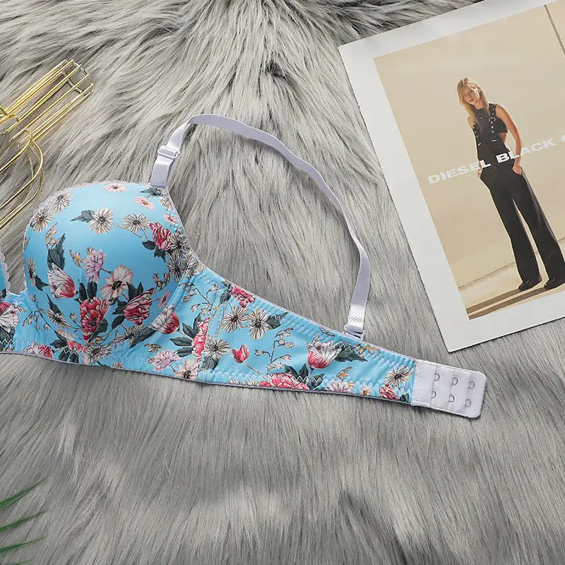 Lace Floral Lace Bra Set