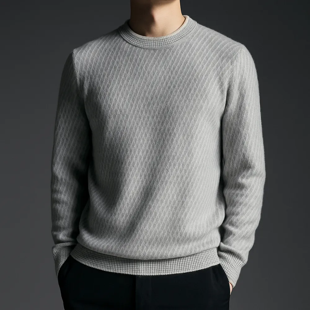 Merino Crewneck Knit Sweater