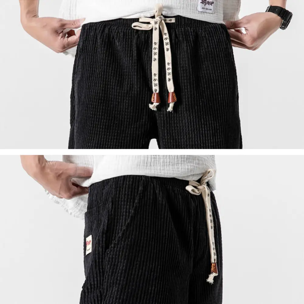 Soft Corduroy Tapered Pants