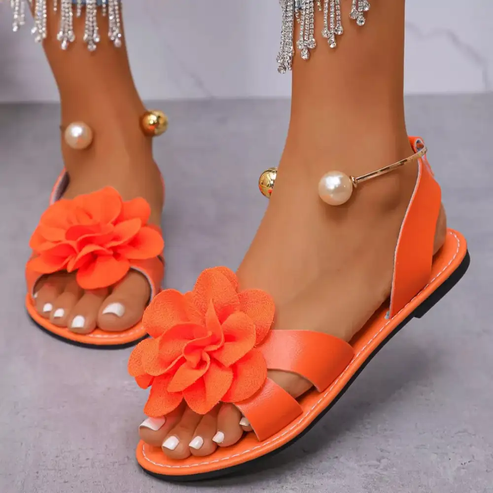 Flower Open Sandals