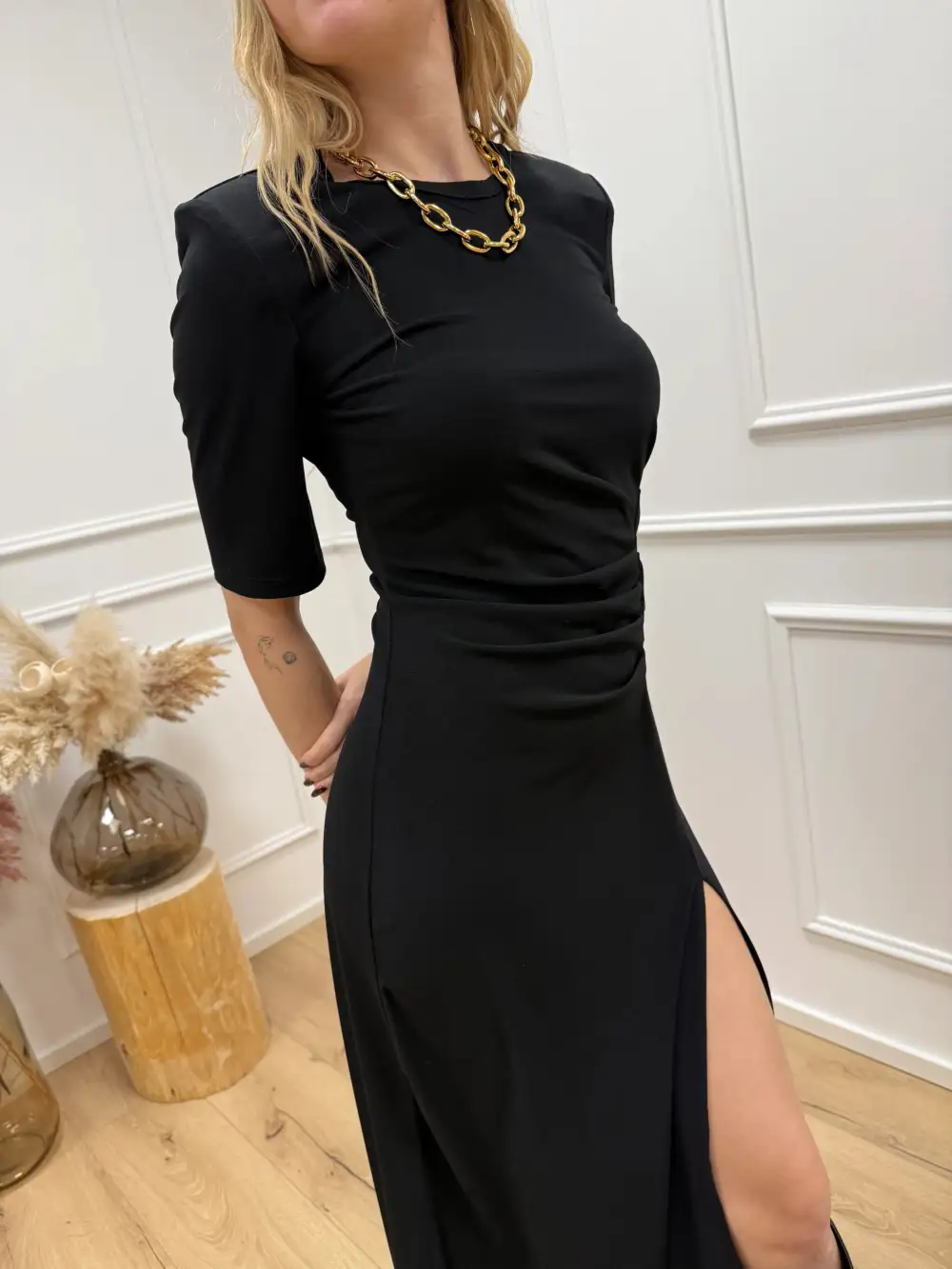 Midi Ruched Dress