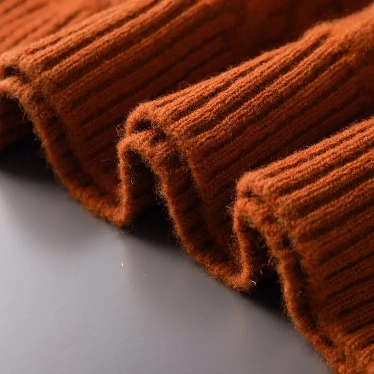 Merino Turtleneck Knit Sweater
