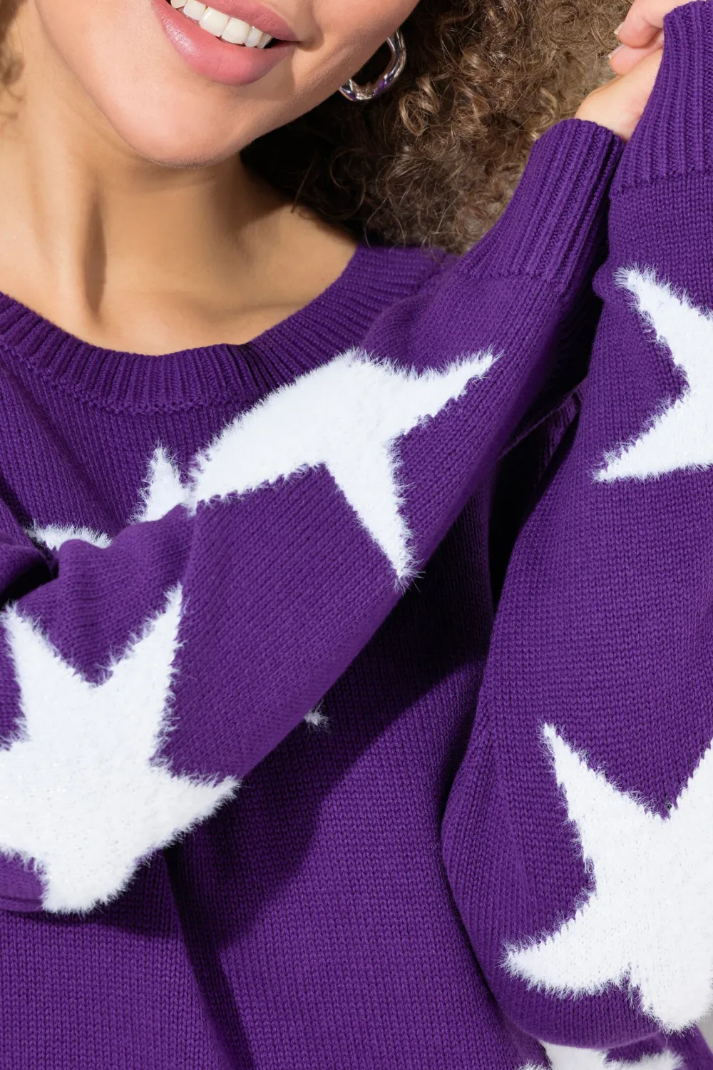 Pentagram Contrasting Sweater