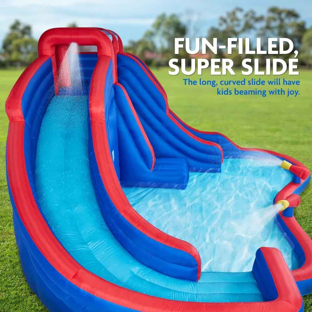 Children's automatic inflatable water park (with automatic inflator)