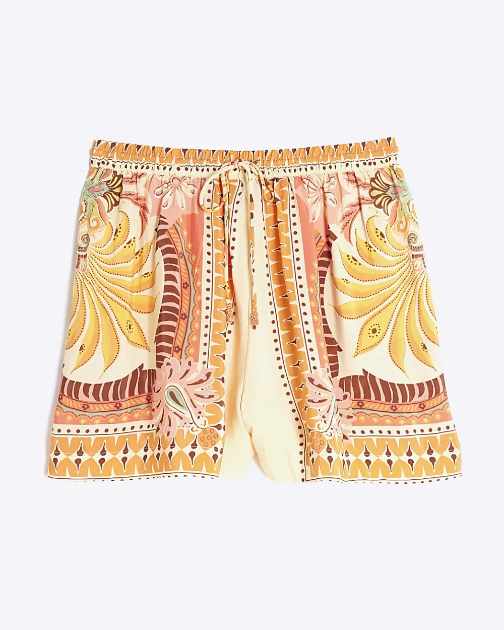 Casual Holiday Style Art Floral Ladies Shorts