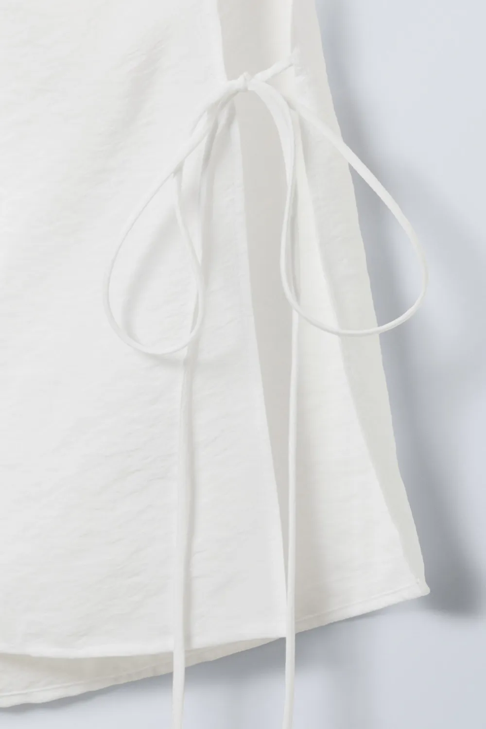 Side Tied Boat Neck Top