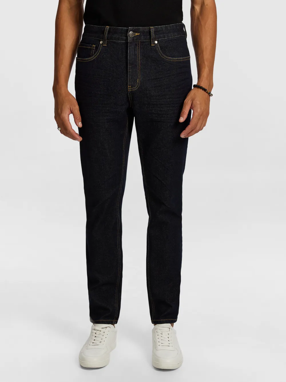 Dark Blue Casual Style Jean