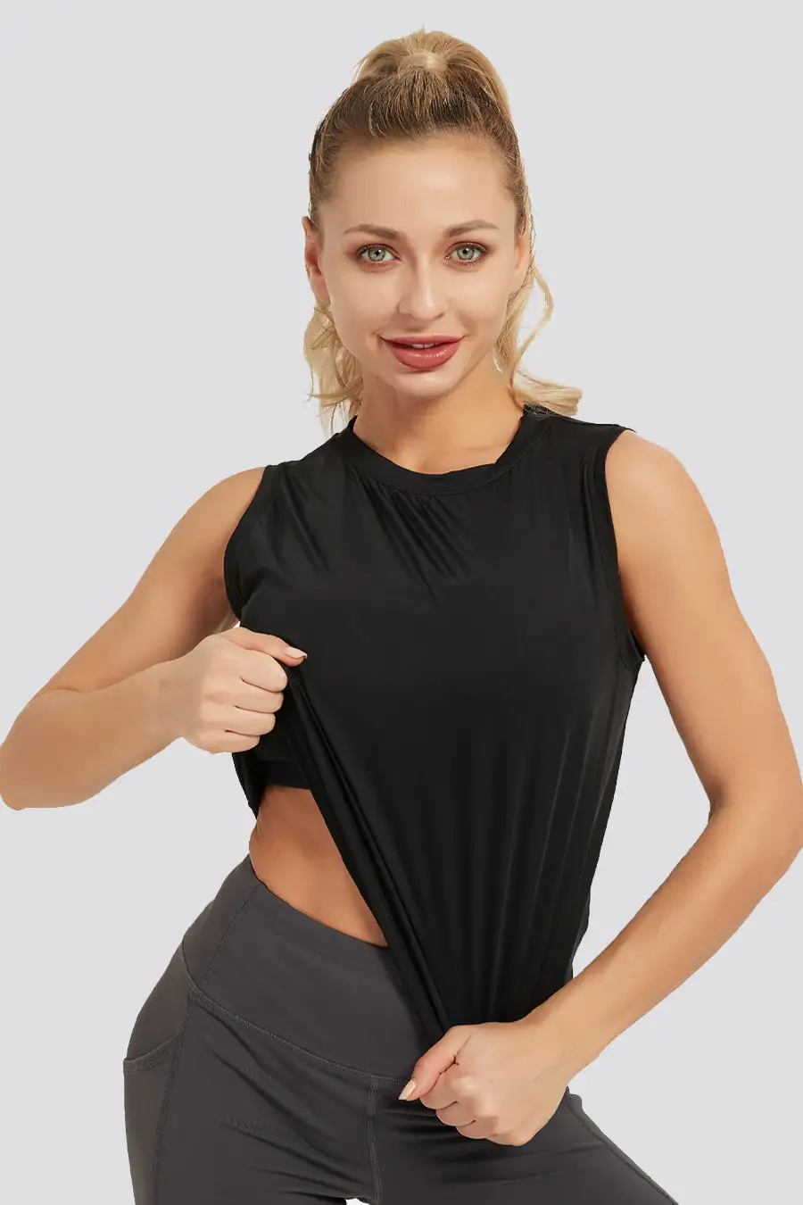 Origin Sleeveless Workout Crop Top