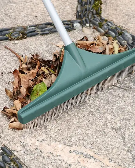 Multi-Purpose Lawn & Carpet Grooming Rake