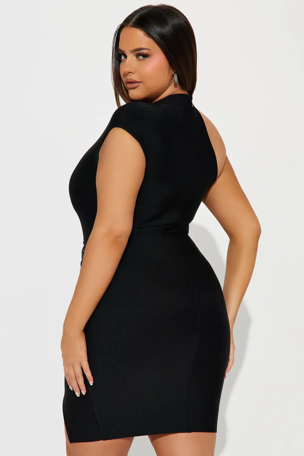 Sadie Bandage Mini Dress - Black