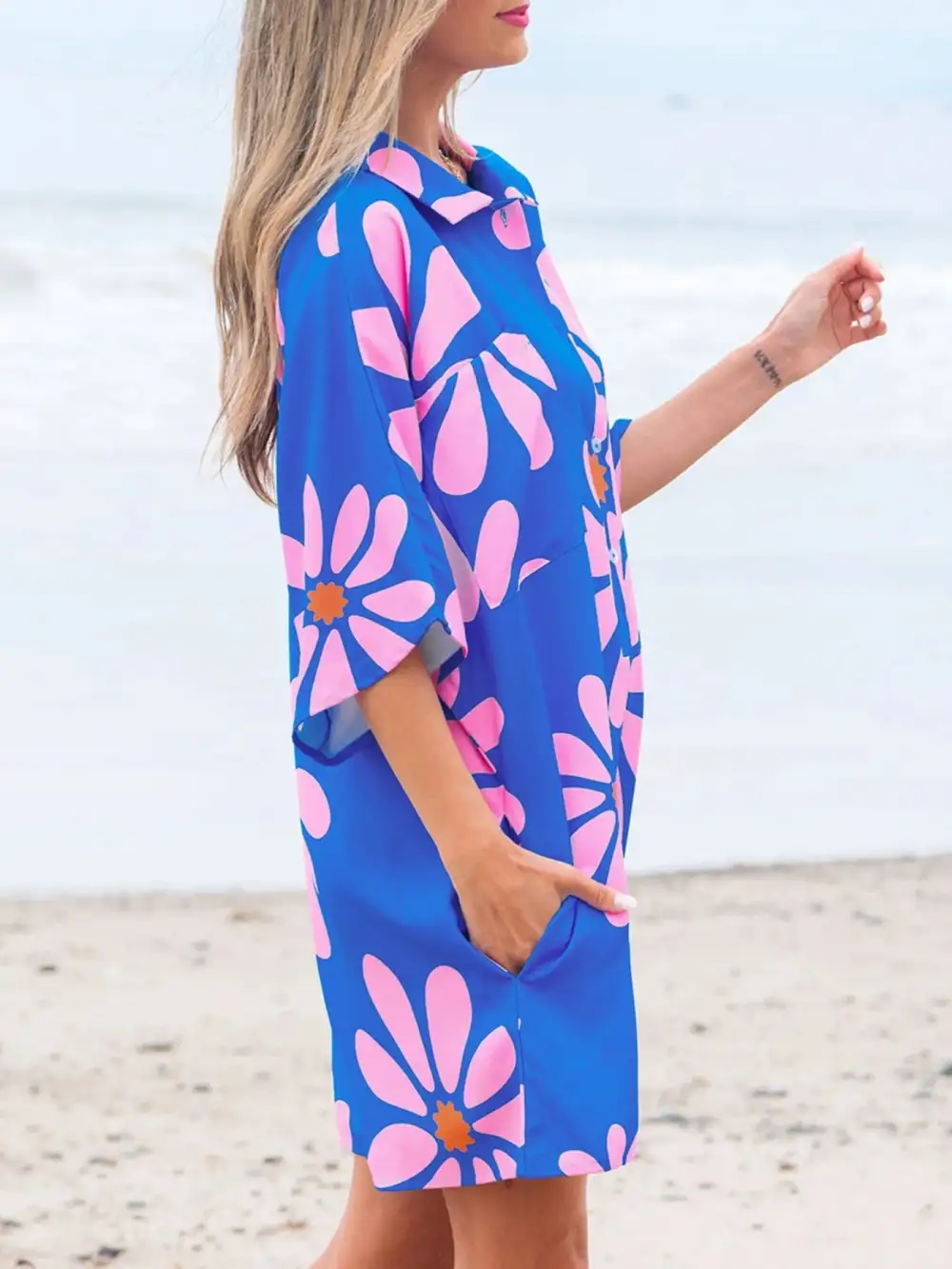 Classic Button Front Jumpsuit Romper