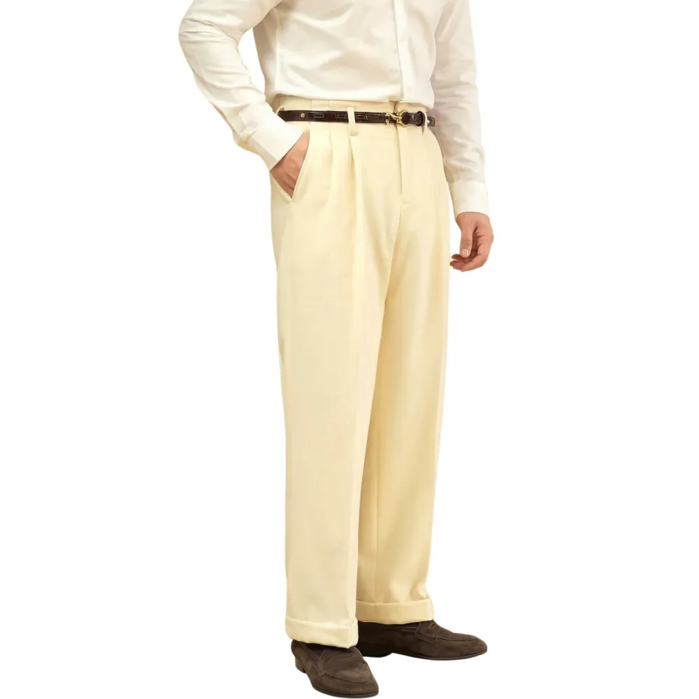 Clean Side Tab Trousers
