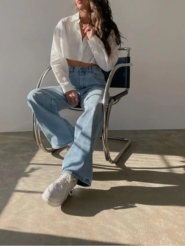 Heidi Jeans in Old Stone