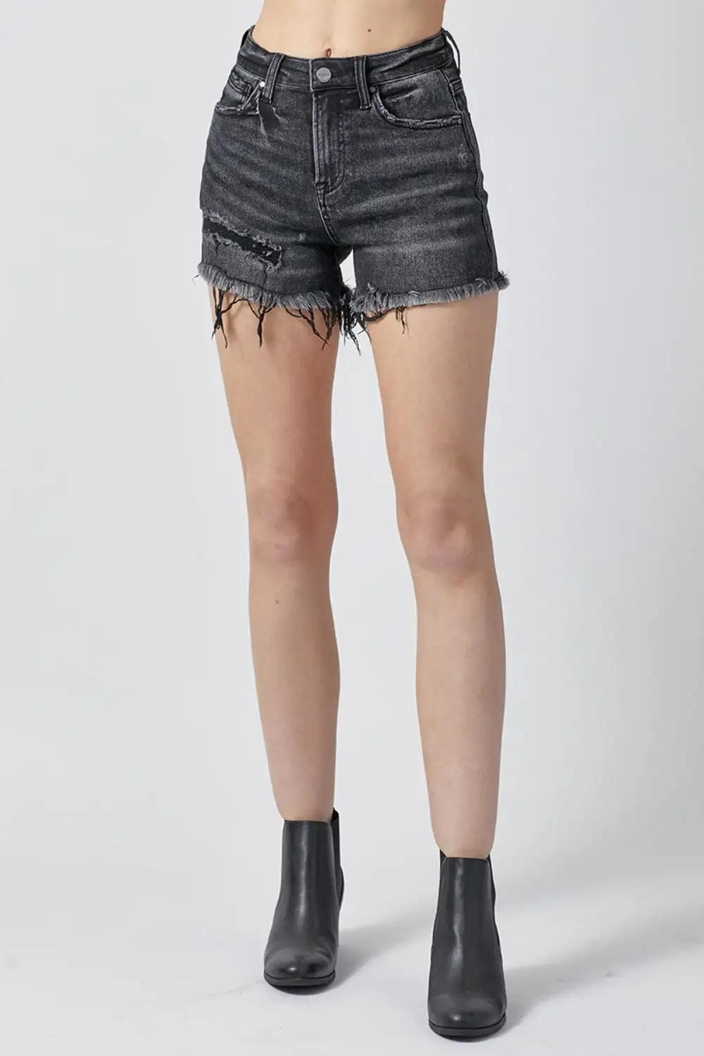 Streetwear Simple Pocket Detail Shorts