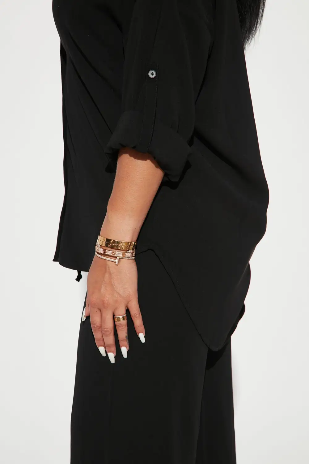 Casual Days Pant Set - Black