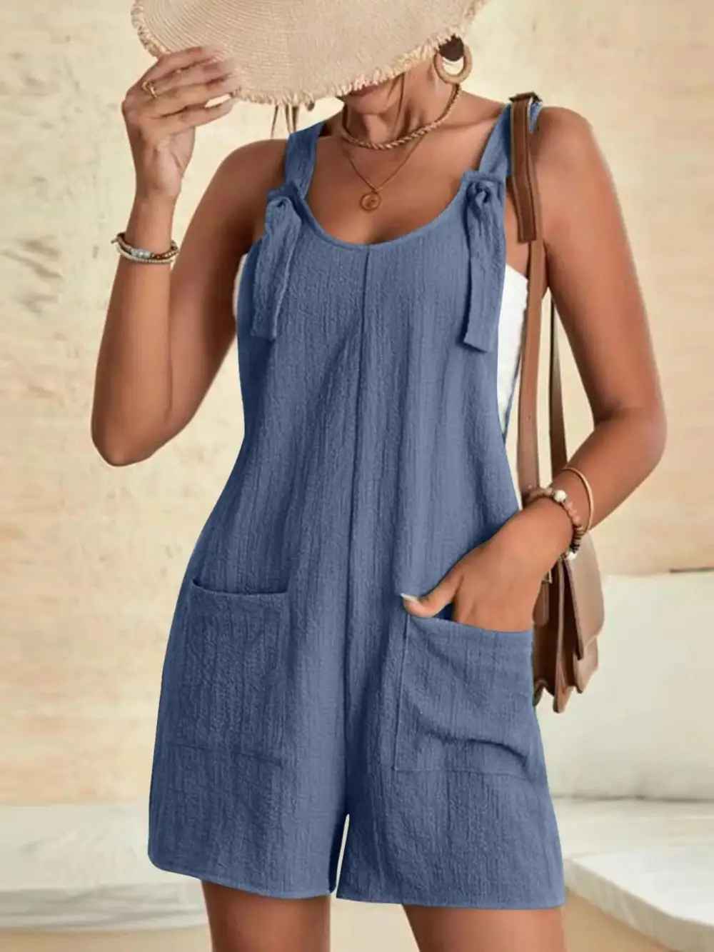 Everyday Pocket Jumpsuit Romper