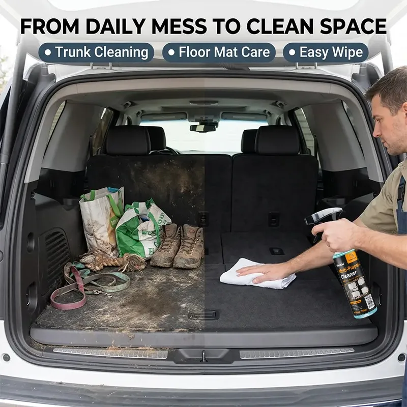 Multi-Purpose Cleaning Spray, Heavy Duty Dual-Action Degreaser & Stain Remover🧽