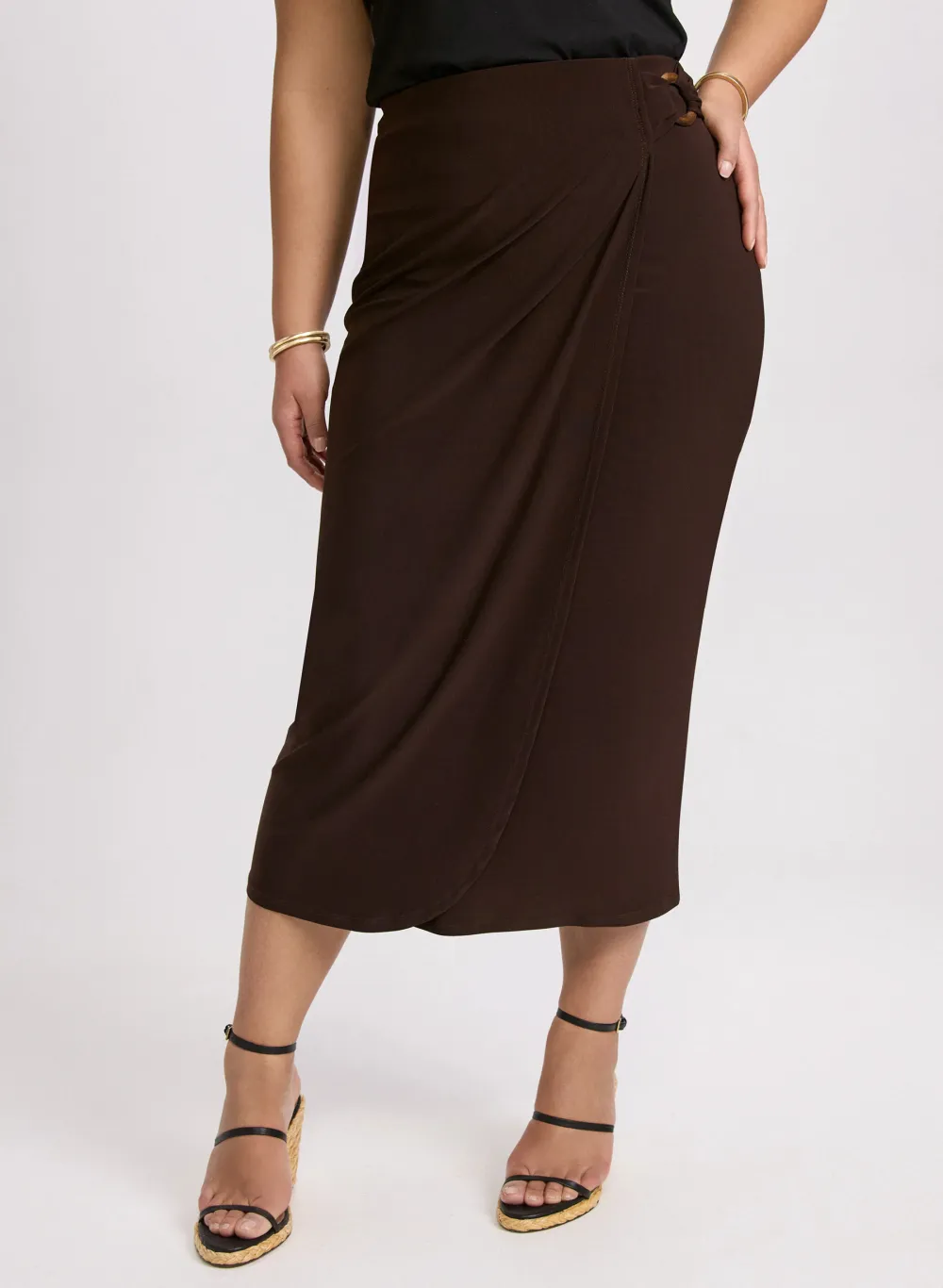 Knitted Pleated Skirt