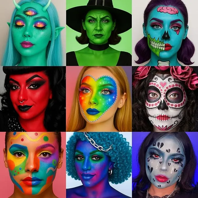 Halloween Early Sale🎨 20-Color Face & Body Oil Paint Palette