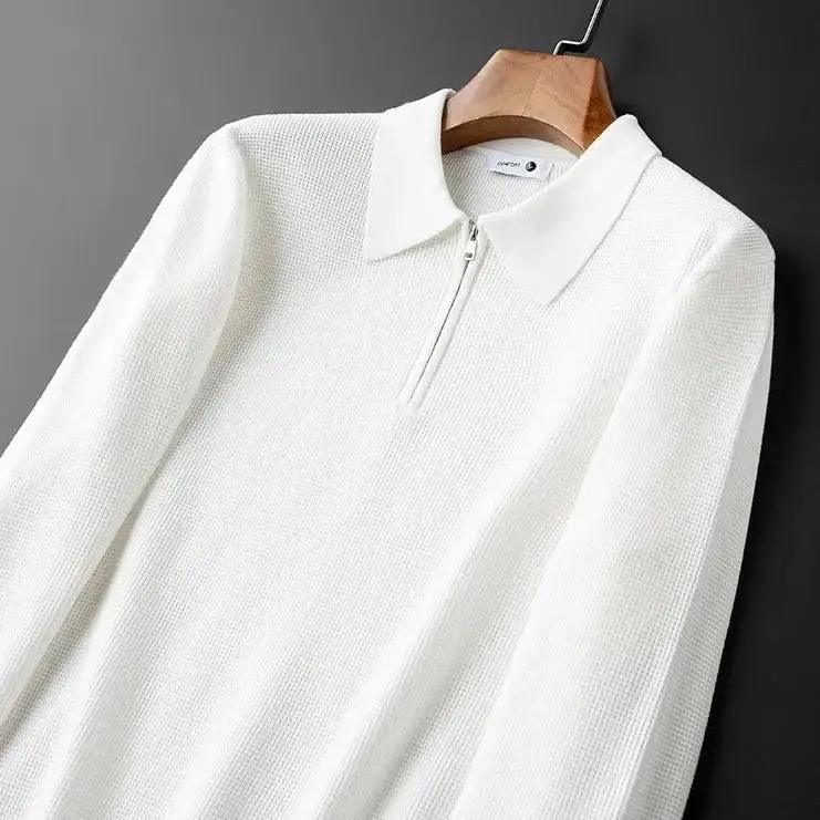 Waffle Texture Button Shirt
