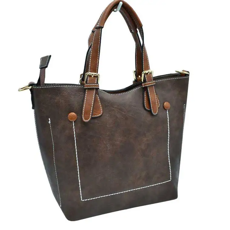 Tote Vegan Leather Shoulder Bag