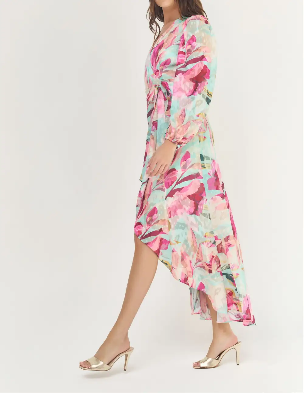 Sleeveless Ruched Dress