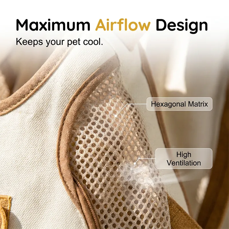 Pet Carrier Backpack - Portable Outdoor Travel Bag