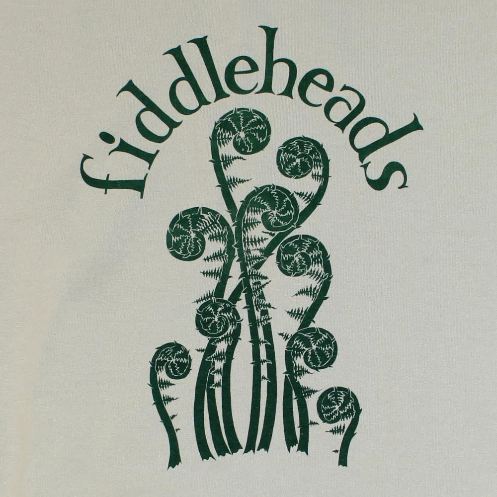 Plant Leaf Printed Round Neck Long Sleeved T-Shirt