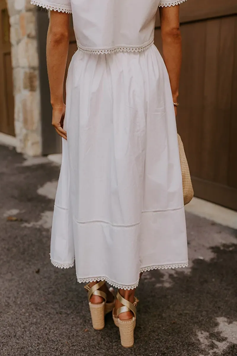 Cotton Skin-friendly Solid Color Women's Skirt