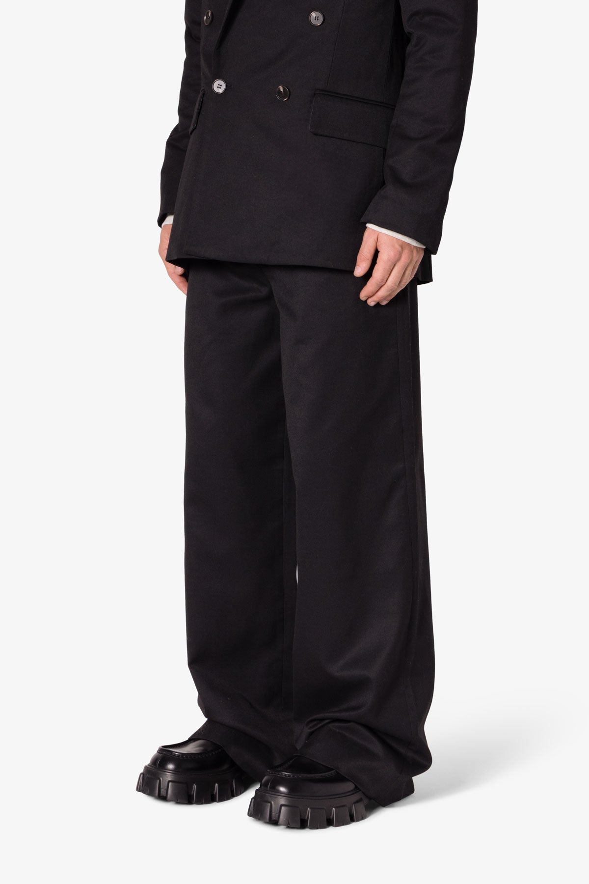 Baggy Suit Pants - Black