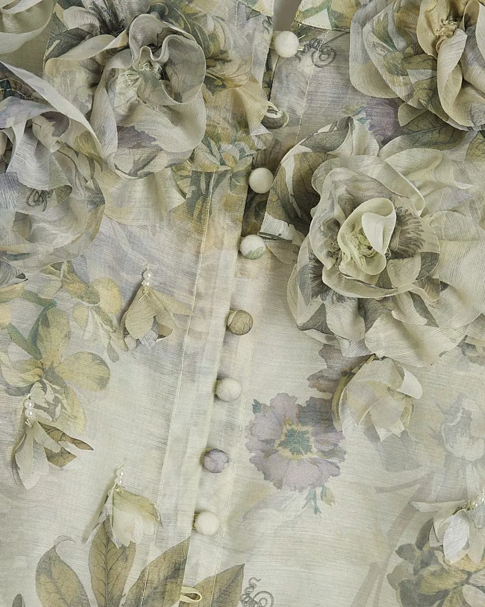 Green High Fashion Floral Shirts