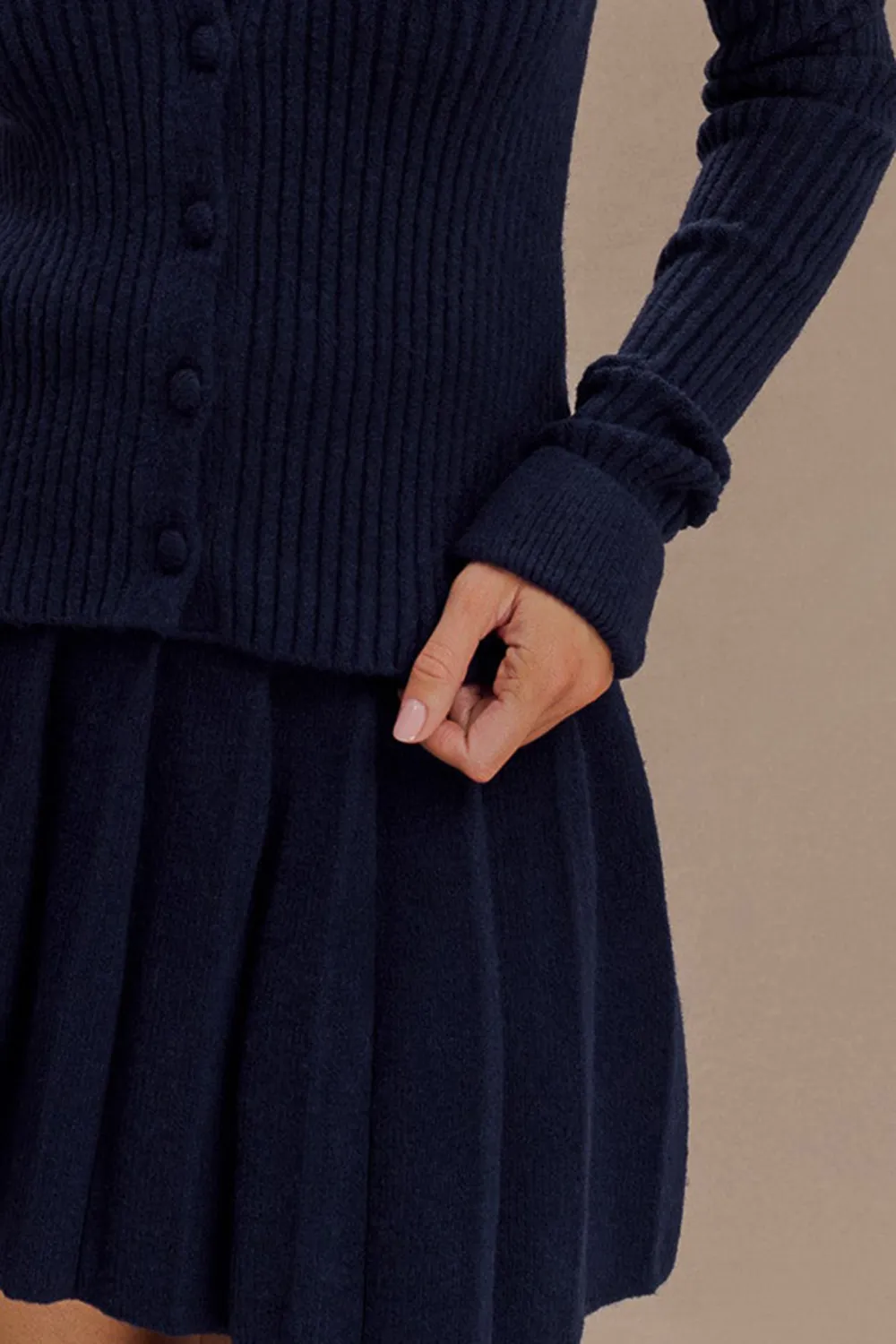 Long Sleeve Button Cardigan