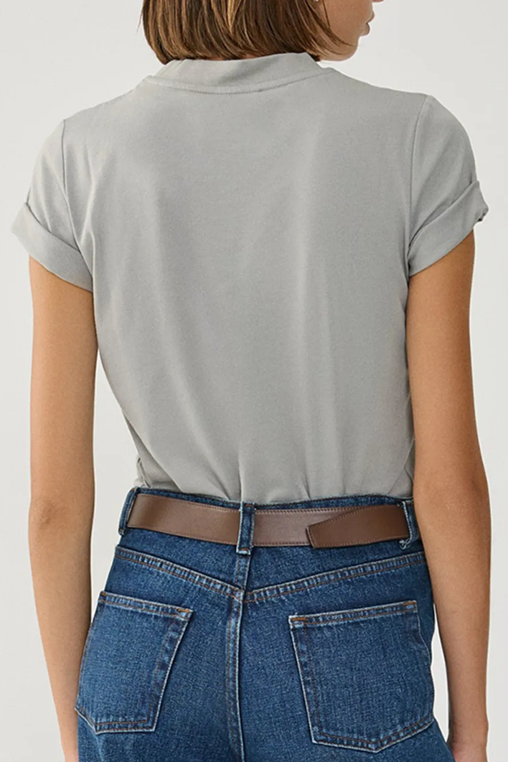 Short Sleeve T-Shirt-Grey