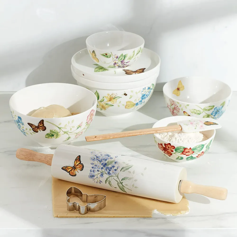 Lenox 865075 Butterfly Meadow 28-Piece Dinnerware Set