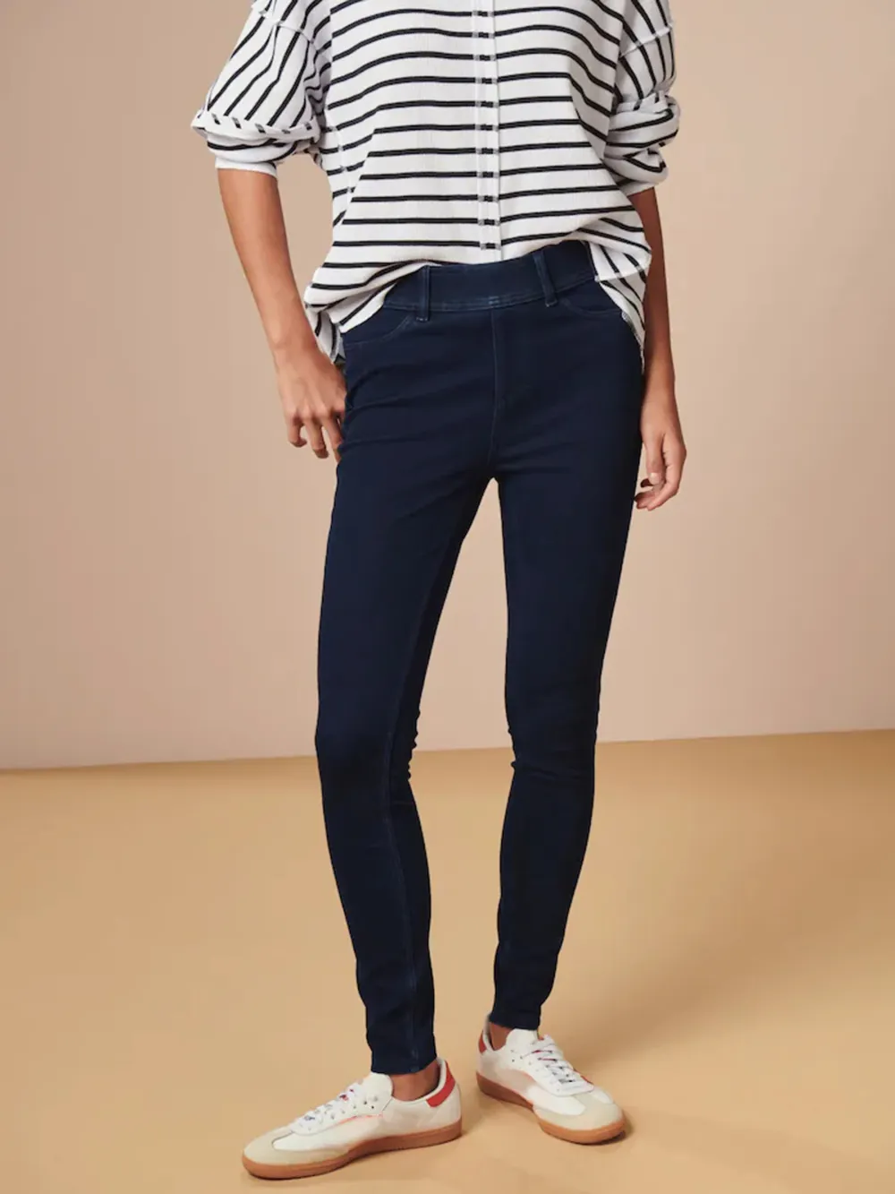 Denim Fitted Stylish Leggings