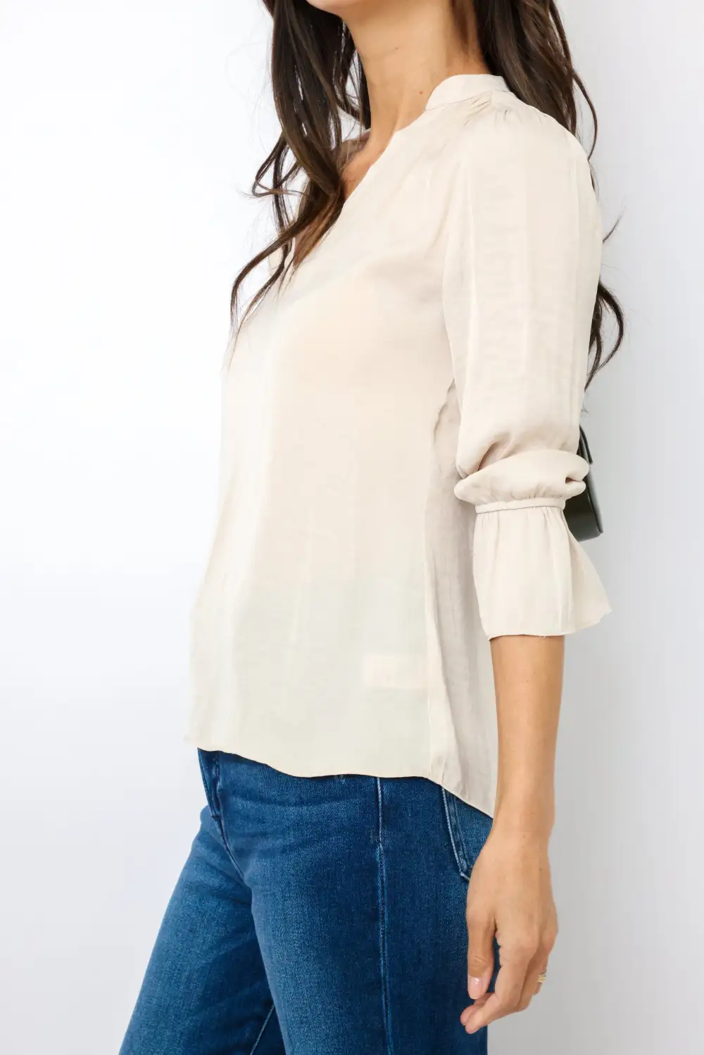 Neck Neck Flared Blouse