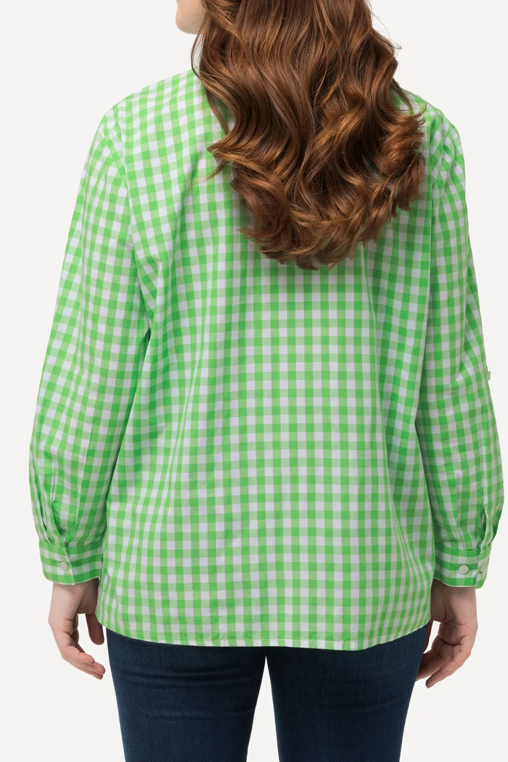 Contrasting Checkered Shirt