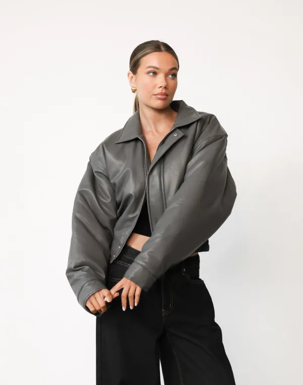 Paloma Bomber Jacket (Slate)