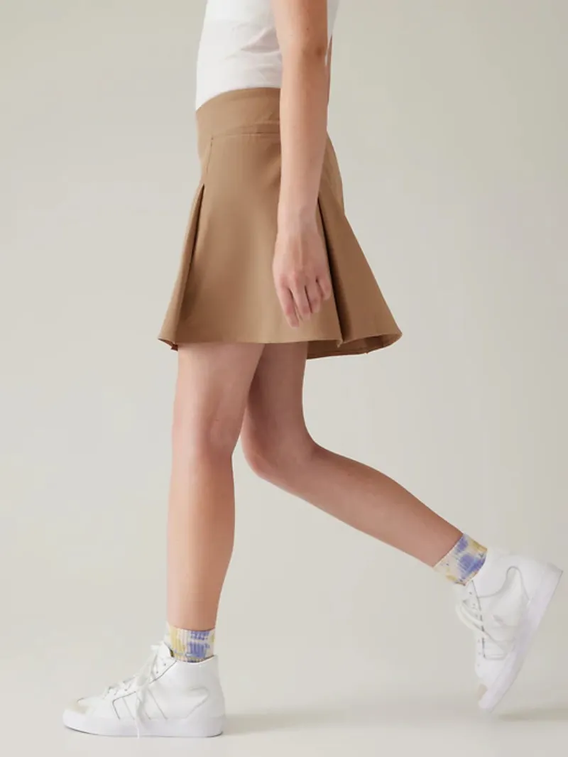 PLEATED UNIFORM SKORT