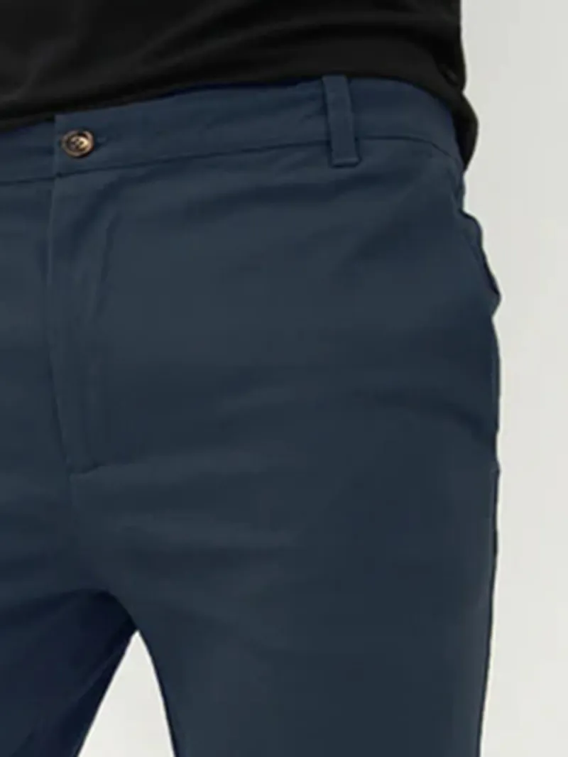 Men's Blue Stretch Twill Pants