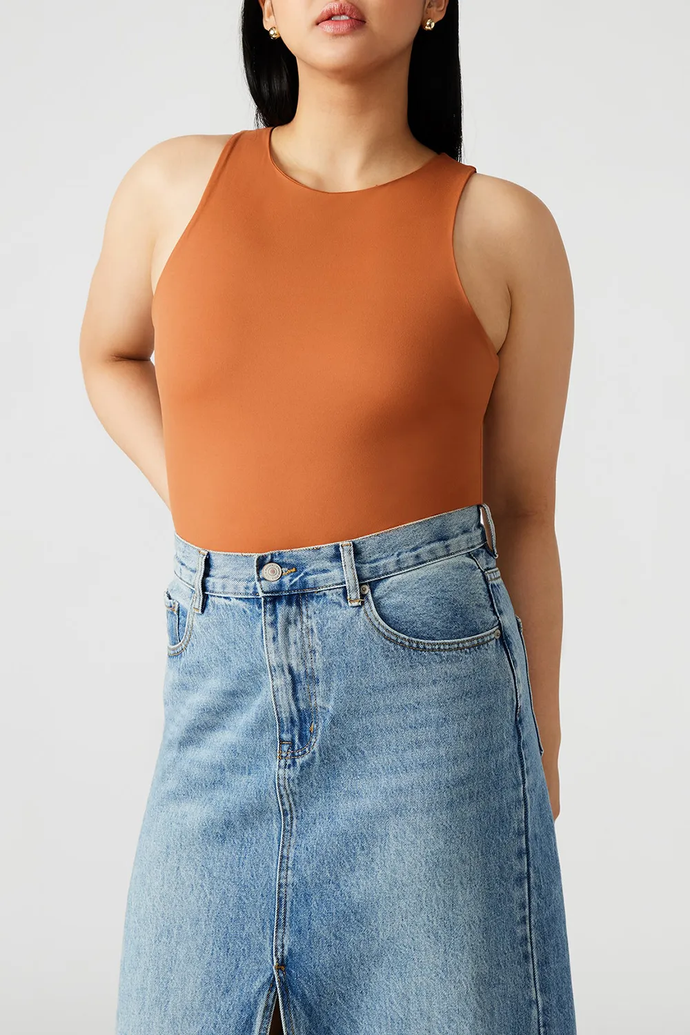 TANK BODYSUIT WHITE