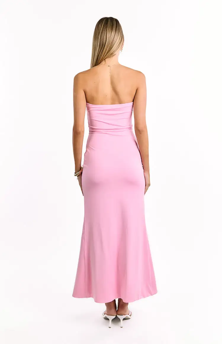 Strapless Bodycon Maxi Dress