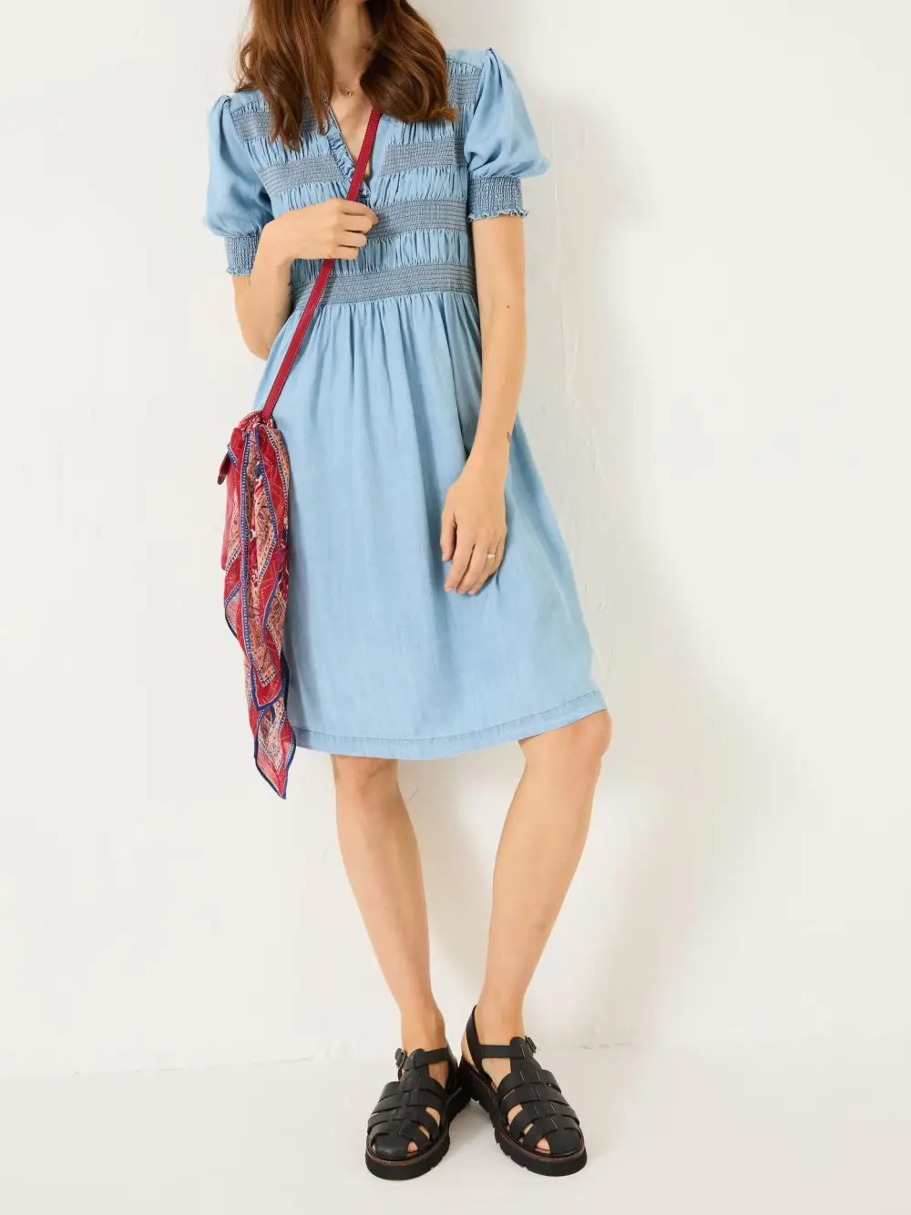 Light Blue Denim Juniper Dress