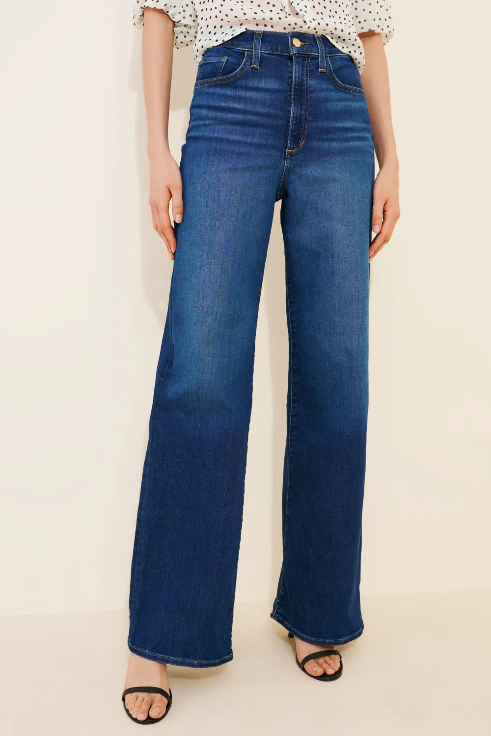 High-Rise Wide-Leg Relaxed Jeans