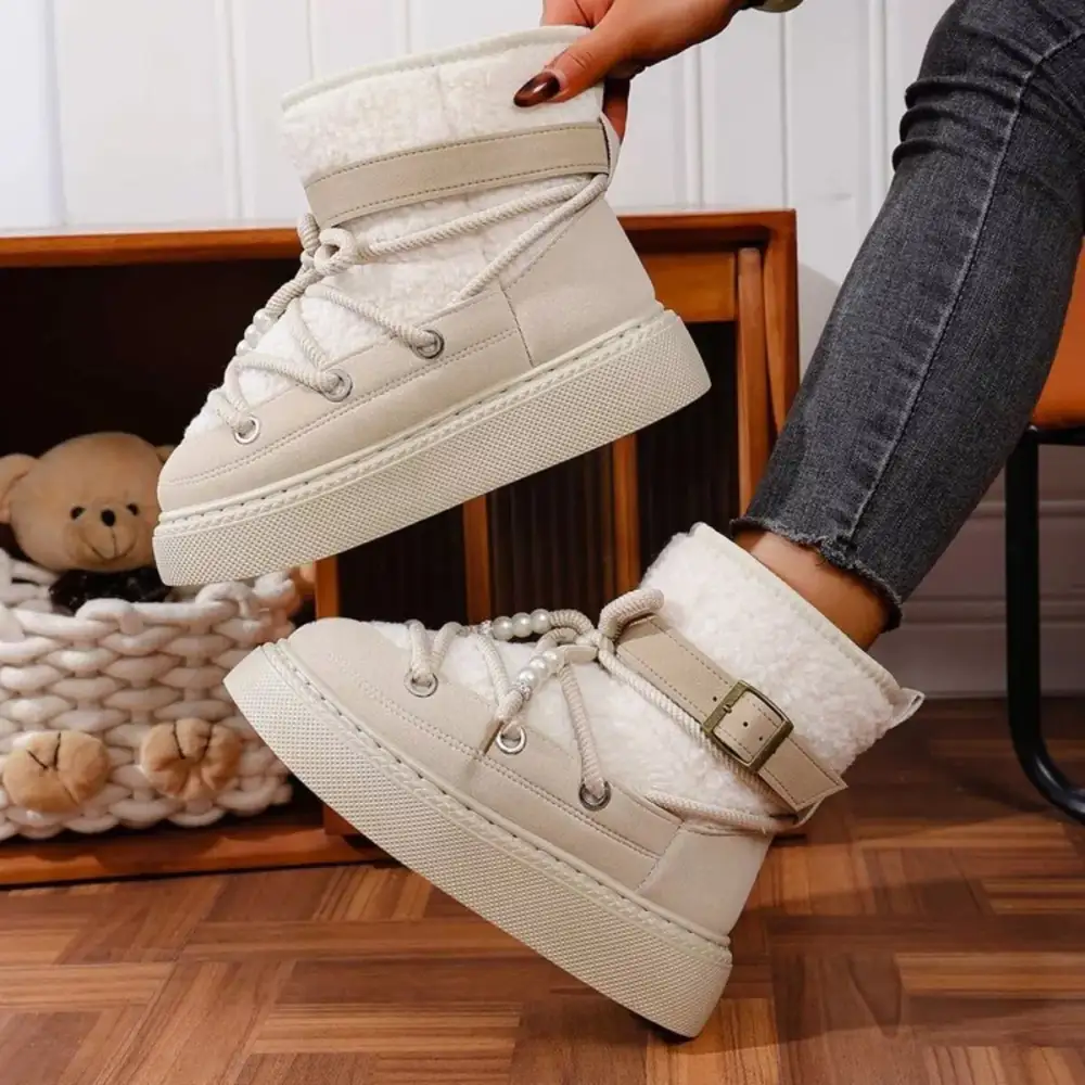 Classic Lace-Up Platform Boots