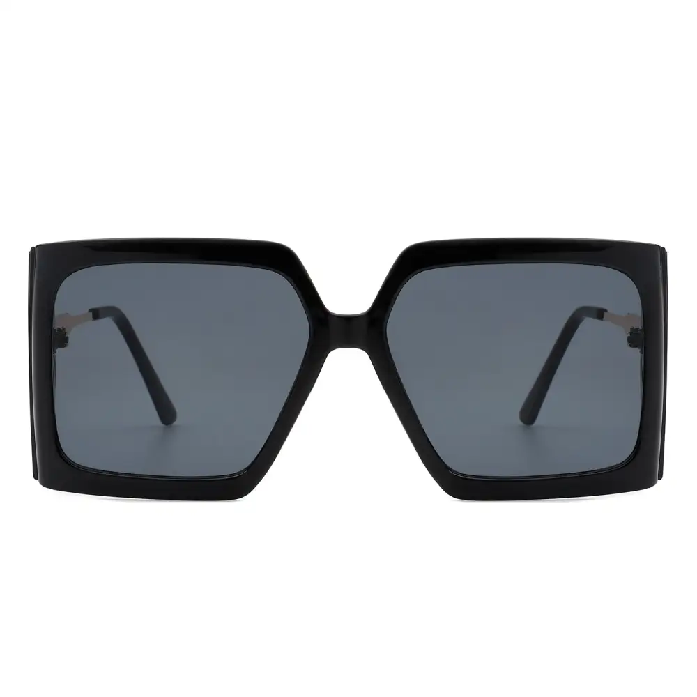 Knotted Square Frame Sunglasses