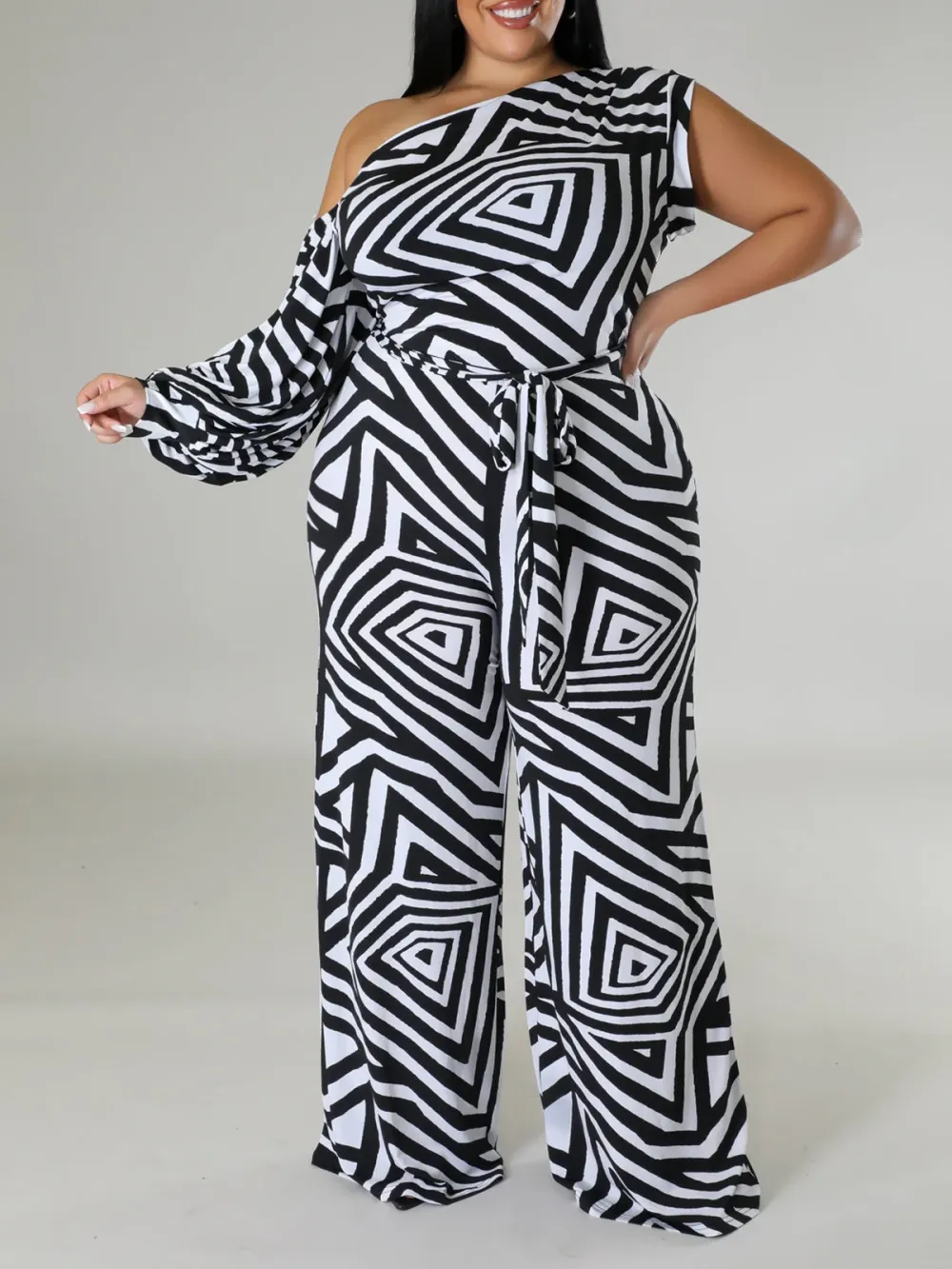 Print One-Piece Pants For Women In Large Fashion