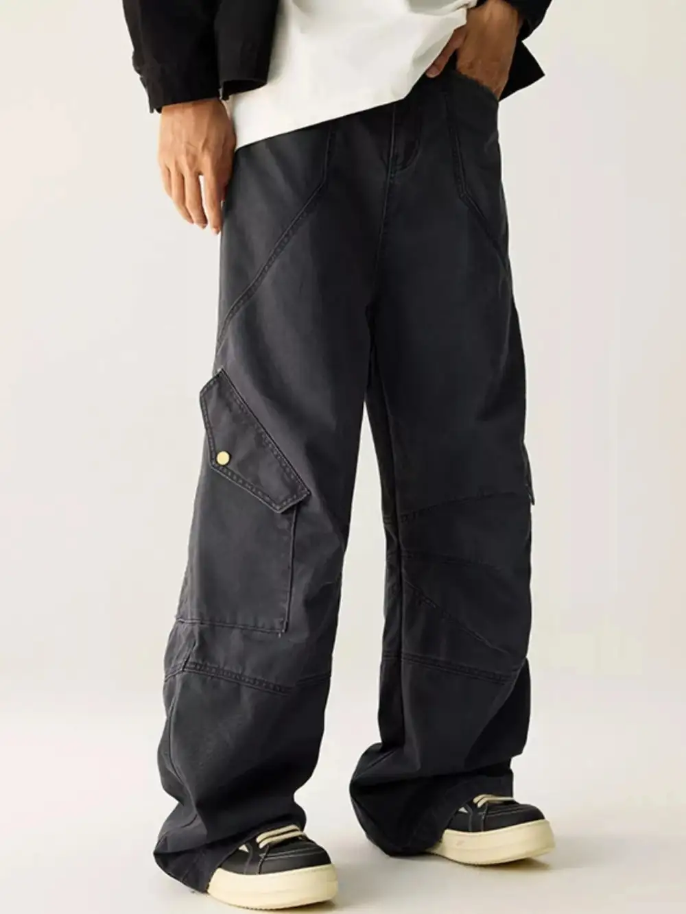 Soft Touch Wide Leg Cargo Pants