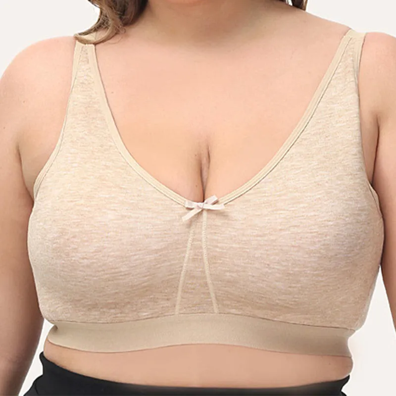 Seamless Cotton Wireless Bra